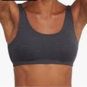 Wireless Scoop Sports Bralette - Heather Charcoal